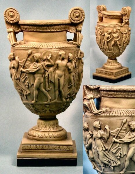 Townley Urn famous urn London excavated by Sir Gavin Hamilton replica